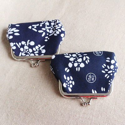 Ethnischer Stil BATIK Münzbeutel MINI BUCKLE KLEINE Tasche DAMEN MÜNZBECHS
