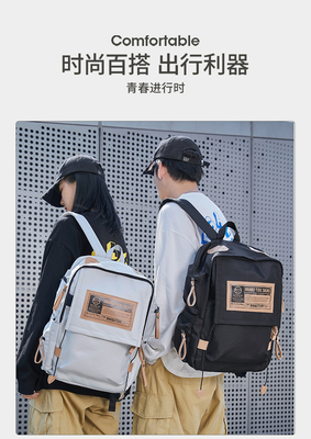 Männlicher Rucksack weiblicher College-Student Einfacher Entwurf Sinn NICHE Computer-Tasche Schultasche