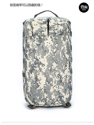 CAMO Doppel-SCHULTER-Büschel-TASCHEN mit großer Kapazität