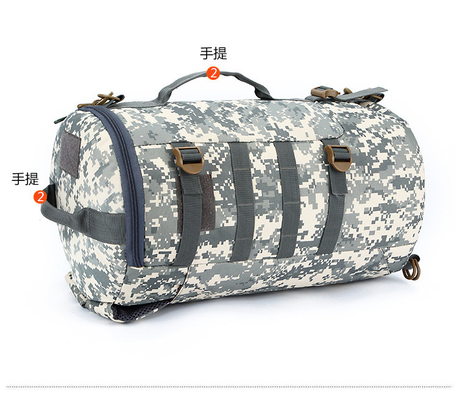 CAMO Doppel-SCHULTER-Büschel-TASCHEN mit großer Kapazität