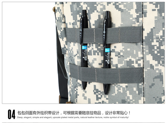CAMO Doppel-SCHULTER-Büschel-TASCHEN mit großer Kapazität
