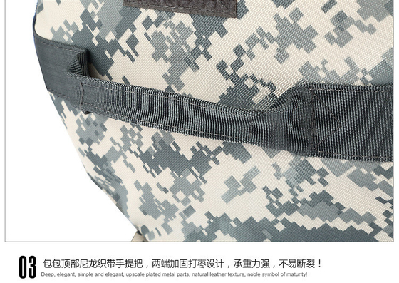 CAMO Doppel-SCHULTER-Büschel-TASCHEN mit großer Kapazität