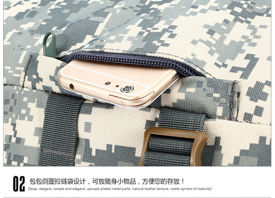 CAMO Doppel-SCHULTER-Büschel-TASCHEN mit großer Kapazität