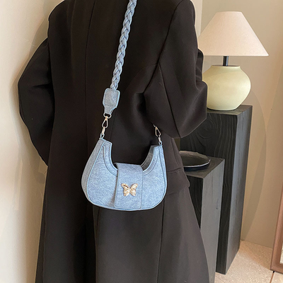 Populäre neue Nische-Design-Tasche, weiblicher Trend, ausländischer Stil, Schmetterlings-Tasche, fortgeschrittener Sinn für alle Schulter-Unterarm-Tasche.