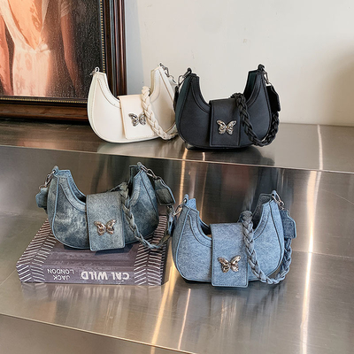 Populäre neue Nische-Design-Tasche, weiblicher Trend, ausländischer Stil, Schmetterlings-Tasche, fortgeschrittener Sinn für alle Schulter-Unterarm-Tasche.