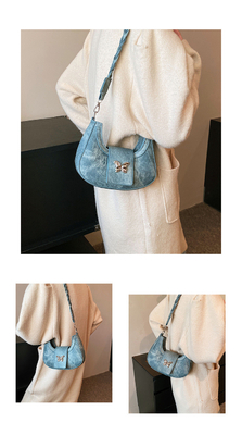 Populäre neue Nische-Design-Tasche, weiblicher Trend, ausländischer Stil, Schmetterlings-Tasche, fortgeschrittener Sinn für alle Schulter-Unterarm-Tasche.
