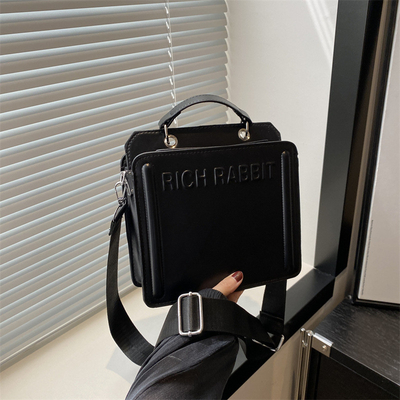 Einfache Mode-Brieftasche DAMEN'S NEW INS Pendler-Handtasche KLEINE Quadrat Tasche Senior Textur breiter Schultergürtel