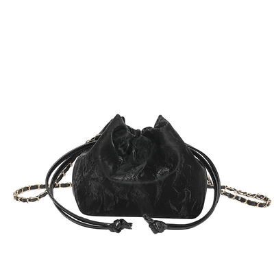 2024 NEW FASHION NICHE DESIGN Frühling/Sommer Crossbody-Tasche Senioren-Sinne gefüllte Bucket-Tasche