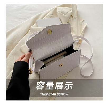 PATENTLÄDERREINER FARBENKALTITÄT All-in-One-TASCHEN Frauenhandbeutel Schulterbeutel Körperbeutel Unterarm-TASCHEN Frauen