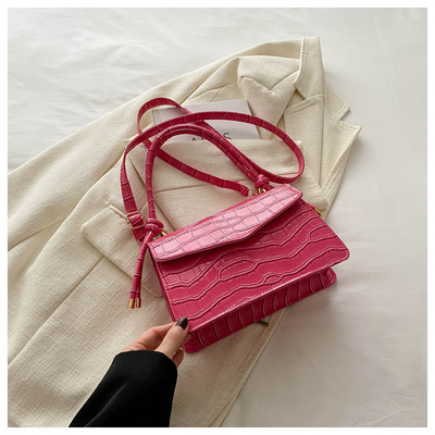 PATENTLÄDERREINER FARBENKALTITÄT All-in-One-TASCHEN Frauenhandbeutel Schulterbeutel Körperbeutel Unterarm-TASCHEN Frauen