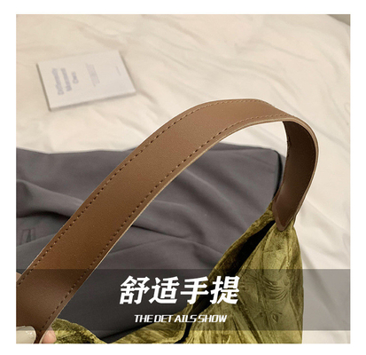 Neuer chinesischer Stil Großkapazität Achselbeutel Trend neue Mode mittelalterliche Schultertasche weibliche Minderheit Pendler Tote Tasche