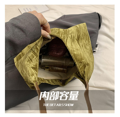 Neuer chinesischer Stil Großkapazität Achselbeutel Trend neue Mode mittelalterliche Schultertasche weibliche Minderheit Pendler Tote Tasche