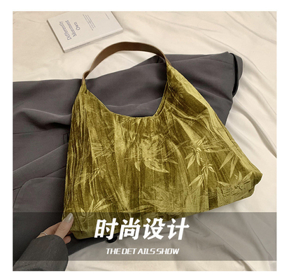 Neuer chinesischer Stil Großkapazität Achselbeutel Trend neue Mode mittelalterliche Schultertasche weibliche Minderheit Pendler Tote Tasche