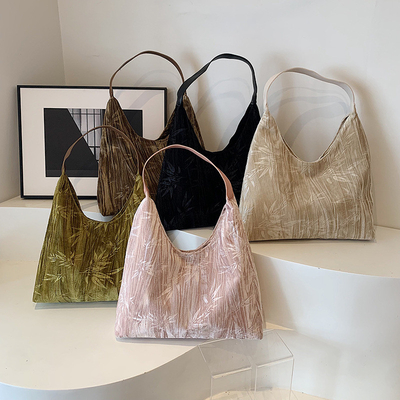 Neuer chinesischer Stil Großkapazität Achselbeutel Trend neue Mode mittelalterliche Schultertasche weibliche Minderheit Pendler Tote Tasche