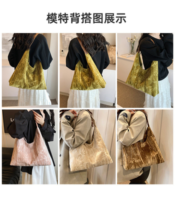 Neuer chinesischer Stil Großkapazität Achselbeutel Trend neue Mode mittelalterliche Schultertasche weibliche Minderheit Pendler Tote Tasche