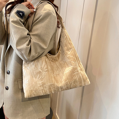 Neuer chinesischer Stil Großkapazität Achselbeutel Trend neue Mode mittelalterliche Schultertasche weibliche Minderheit Pendler Tote Tasche