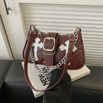 Hochwertige Unterwäsche Damen Tasche Neue Herbst- und Wintermode NICHE Mode Alles RETRO KETZEN Kommuter Schulter und