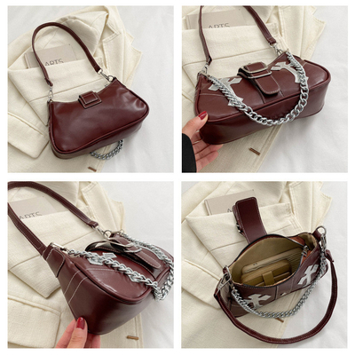 Hochwertige Unterwäsche Damen Tasche Neue Herbst- und Wintermode NICHE Mode Alles RETRO KETZEN Kommuter Schulter und