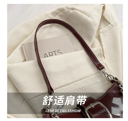 Hochwertige Unterwäsche Damen Tasche Neue Herbst- und Wintermode NICHE Mode Alles RETRO KETZEN Kommuter Schulter und