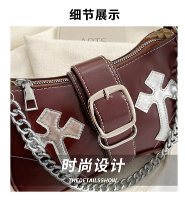 Hochwertige Unterwäsche Damen Tasche Neue Herbst- und Wintermode NICHE Mode Alles RETRO KETZEN Kommuter Schulter und