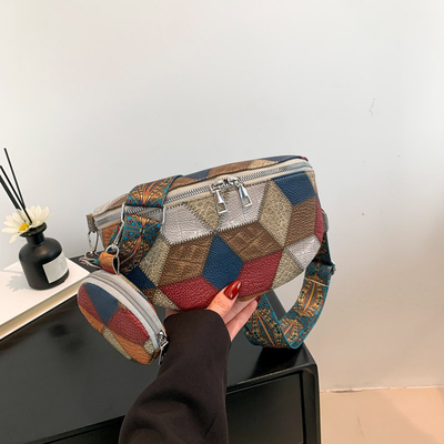 Herbst und Winter RETRO-Kross-Tasche RETRO-Tasche Frauen-Tasche Mode-Buchstüte Kross-Tasche Neue Nische Design Handy RETRO-Fan
