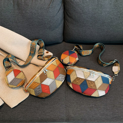 Herbst und Winter RETRO-Kross-Tasche RETRO-Tasche Frauen-Tasche Mode-Buchstüte Kross-Tasche Neue Nische Design Handy RETRO-Fan