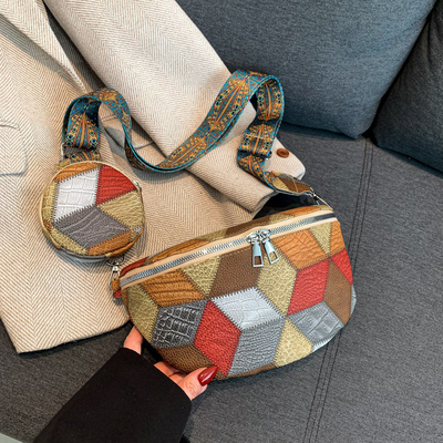 Herbst und Winter RETRO-Kross-Tasche RETRO-Tasche Frauen-Tasche Mode-Buchstüte Kross-Tasche Neue Nische Design Handy RETRO-Fan