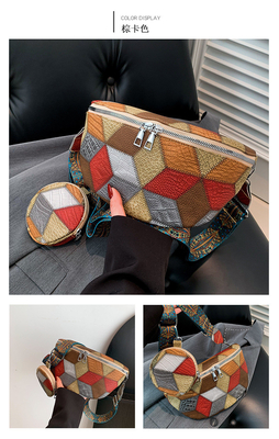 Herbst und Winter RETRO-Kross-Tasche RETRO-Tasche Frauen-Tasche Mode-Buchstüte Kross-Tasche Neue Nische Design Handy RETRO-Fan
