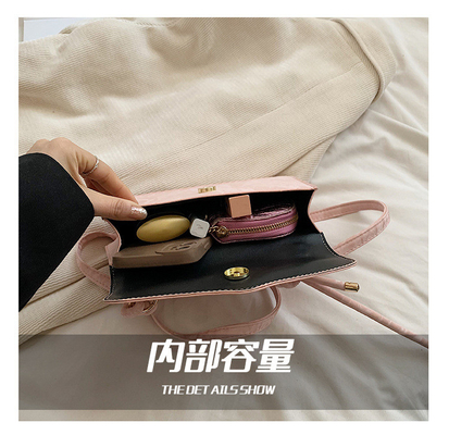 Hochwertige Handtasche DAMEN TREND NEUE MODE NICHE DESIGN Handschrift des Lades Schultertasche