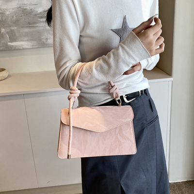 Hochwertige Handtasche DAMEN TREND NEUE MODE NICHE DESIGN Handschrift des Lades Schultertasche