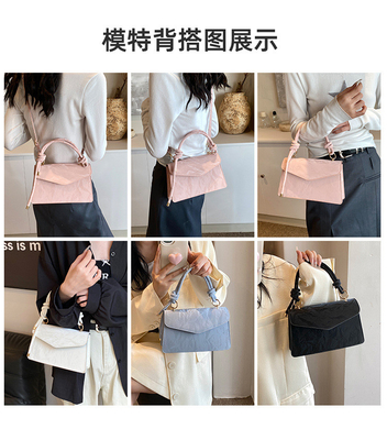 Hochwertige Handtasche DAMEN TREND NEUE MODE NICHE DESIGN Handschrift des Lades Schultertasche