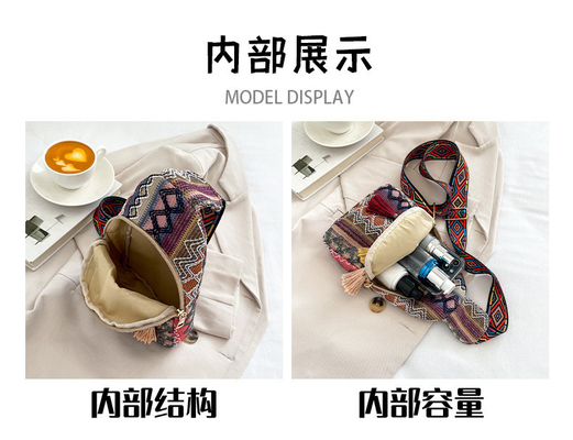 NEUE CHINESE MODE Einfach-SCHULTER-Kross-Körper-TASCHEN RÖTEN Einfacher ethnischer Stil KLEINER TASCHEKSTUR Brusttasche DAMEN-TASCHEN