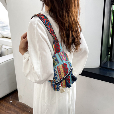NEUE CHINESE MODE Einfach-SCHULTER-Kross-Körper-TASCHEN RÖTEN Einfacher ethnischer Stil KLEINER TASCHEKSTUR Brusttasche DAMEN-TASCHEN