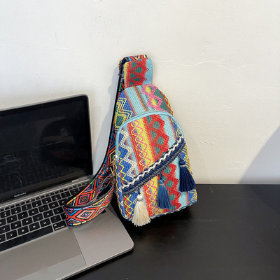 NEUE CHINESE MODE Einfach-SCHULTER-Kross-Körper-TASCHEN RÖTEN Einfacher ethnischer Stil KLEINER TASCHEKSTUR Brusttasche DAMEN-TASCHEN