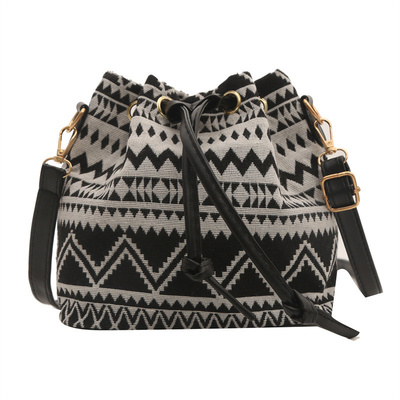 NEUE CHINESE NATIONAL WIND ARMIT BUCKET BAG Einfache Mode-Trend Sommer Neue Leinen-Stil hochwertige Sinn Einzel Schulter