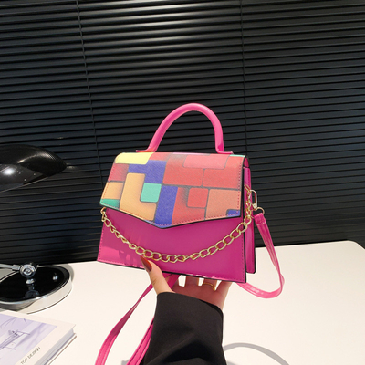 2024 Frühling/Sommer Neue Mode Textur COLOR PASSING Körperüberschneidung Tasche Schulter Handtasche in diesem Jahr