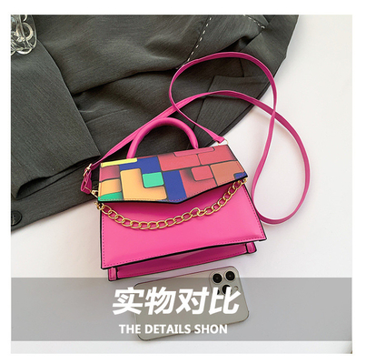 2024 Frühling/Sommer Neue Mode Textur COLOR PASSING Körperüberschneidung Tasche Schulter Handtasche in diesem Jahr
