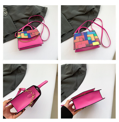 2024 Frühling/Sommer Neue Mode Textur COLOR PASSING Körperüberschneidung Tasche Schulter Handtasche in diesem Jahr