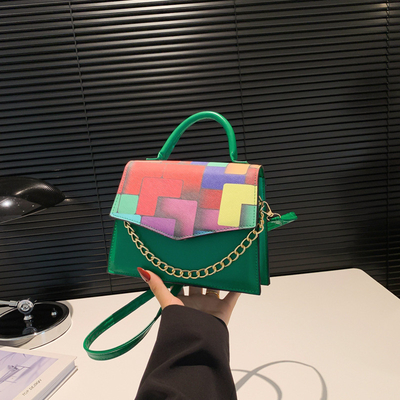 2024 Frühling/Sommer Neue Mode Textur COLOR PASSING Körperüberschneidung Tasche Schulter Handtasche in diesem Jahr