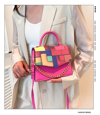 2024 Frühling/Sommer Neue Mode Textur COLOR PASSING Körperüberschneidung Tasche Schulter Handtasche in diesem Jahr