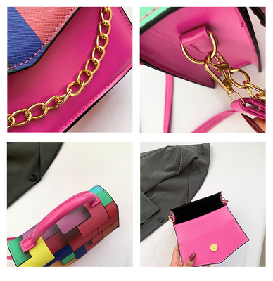 2024 Frühling/Sommer Neue Mode Textur COLOR PASSING Körperüberschneidung Tasche Schulter Handtasche in diesem Jahr