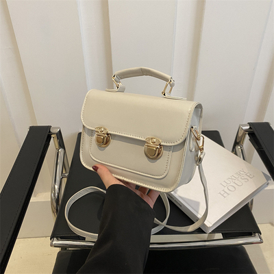 SENIOR SENSE OF RETRO kleine Tasche Frauen 2024 neue Sommer Mode ausländischer Stil Schultertasche kleine NICHE alle Handtasche quadratisch