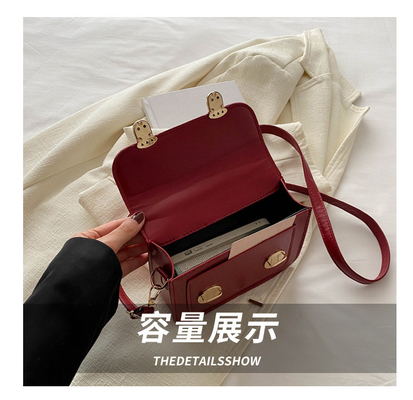 SENIOR SENSE OF RETRO kleine Tasche Frauen 2024 neue Sommer Mode ausländischer Stil Schultertasche kleine NICHE alle Handtasche quadratisch