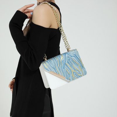 Tasche, neue Mode für Frauen, kleine, quadratische Tasche, Großhandel, Nische, einfache, retro Quicksand, alles.