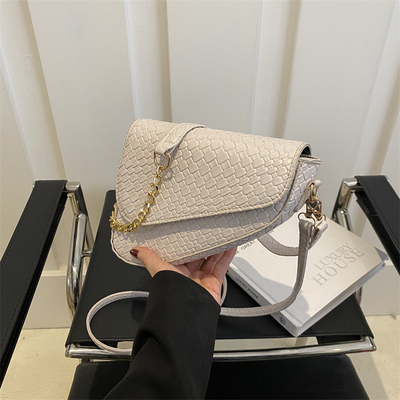 HIGH SENSE FASHION SÄDEL populär Frühling/Sommer Geflechtete kleine Tasche Einfache All-in-One Crossbody-Tasche