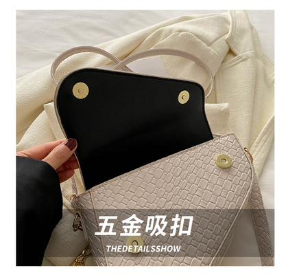 HIGH SENSE FASHION SÄDEL populär Frühling/Sommer Geflechtete kleine Tasche Einfache All-in-One Crossbody-Tasche