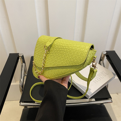 HIGH SENSE FASHION SÄDEL populär Frühling/Sommer Geflechtete kleine Tasche Einfache All-in-One Crossbody-Tasche
