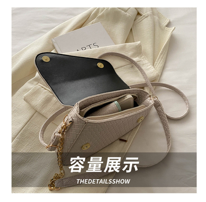 HIGH SENSE FASHION SÄDEL populär Frühling/Sommer Geflechtete kleine Tasche Einfache All-in-One Crossbody-Tasche