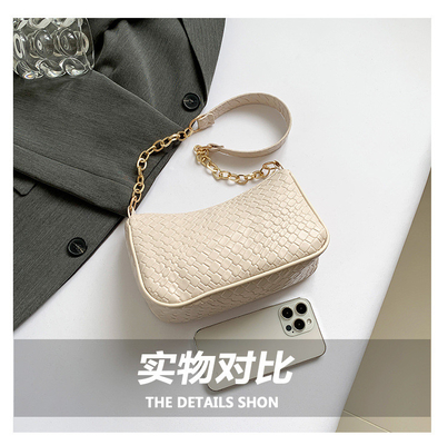 NEUE MODE STONE PRINT NICHE DESIGN SINGLE SCHULTER Krosskörper Tasche hochwertige explosive Unterarmtasche für Frauen