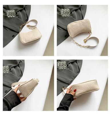 NEUE MODE STONE PRINT NICHE DESIGN SINGLE SCHULTER Krosskörper Tasche hochwertige explosive Unterarmtasche für Frauen